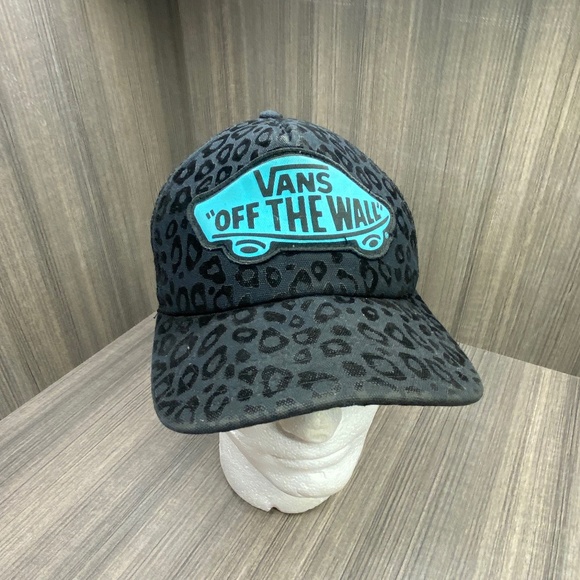 Vans Black & Teal Trucker Hat - Picture 1 of 6